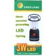 LED Аварийный светильник на аккумуляторе ROI-LED7011/7009-SMD60LED-90-240V 6500K с солнечной батареей