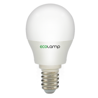 LED лампа ECOLAMP G45-5W-E14-500lm-4100K(шар)