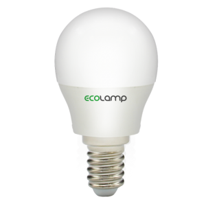 LED лампа ECOLAMP G45-5W-E14-500lm-4100K(шар)
