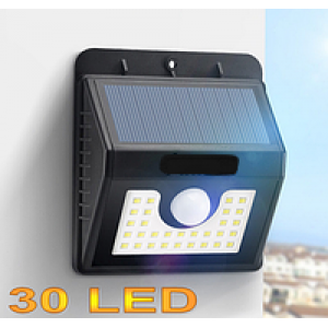 LED светильник 10W 800LM с датчиком на солнечной батарее 