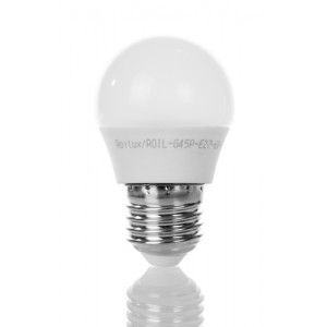 LED лампа  G45P-220-240V 5W 400lm 4100k E27