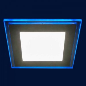 LED панель 18+6W с синей подсветкой 4500K квадрат 