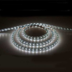 Светодиодная дюралайт  лента IP68 2835SMD  220V холодно-белая 15W/м 100 м
