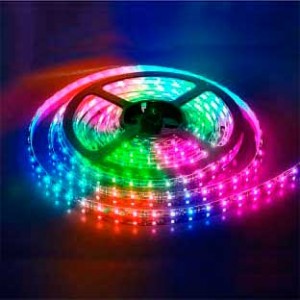 Светодиодная лента IP20 5m 60 SMD 5050 12V RGB (мультиколор) 14,4W/м